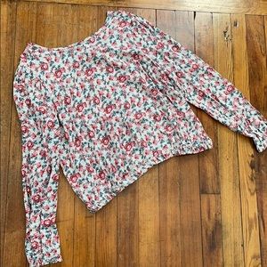 LOFT Floral Blouse